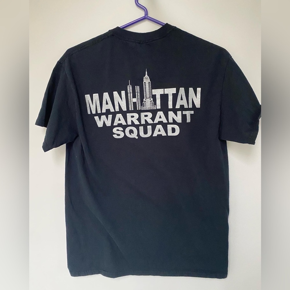 Rare NYPD detective Tshirt. Warrant squad.